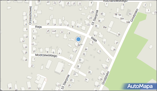 Sandomierz, 15 Sierpnia, 19, mapa Sandomierza