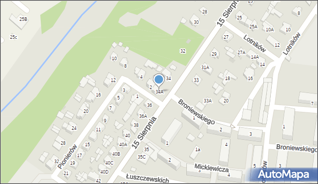 Sochaczew, 15 Sierpnia, 34A, mapa Sochaczew