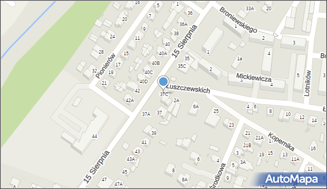 Sochaczew, 15 Sierpnia, 37C, mapa Sochaczew