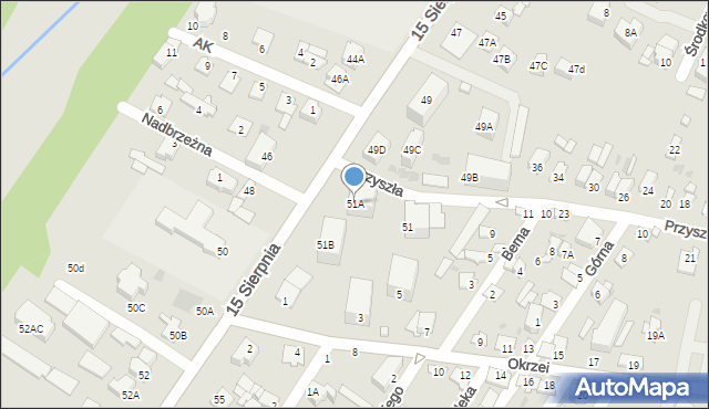 Sochaczew, 15 Sierpnia, 51A, mapa Sochaczew