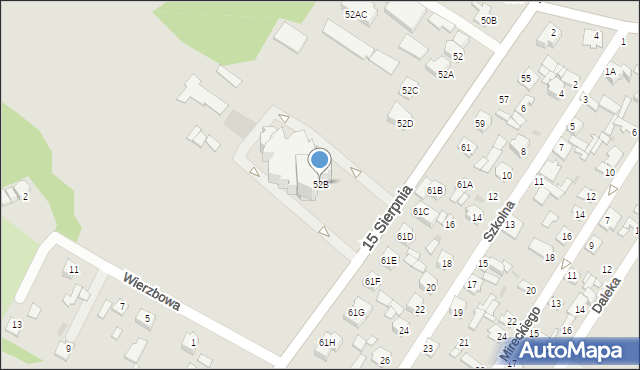Sochaczew, 15 Sierpnia, 52B, mapa Sochaczew