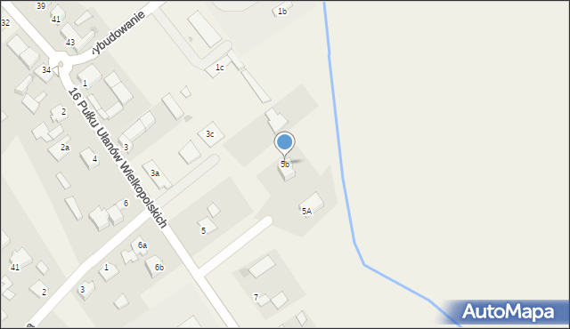 Bukowiec, 16 Pułku Ułanów Wielkopolskich, 5b, mapa Bukowiec