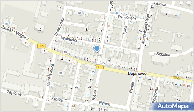 Bojanowo, 17 Stycznia, 2, mapa Bojanowo