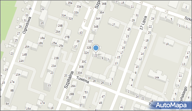 Czeladź, 17 Lipca, 11, mapa Czeladź