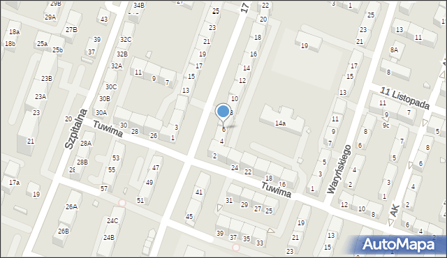 Czeladź, 17 Lipca, 6, mapa Czeladź