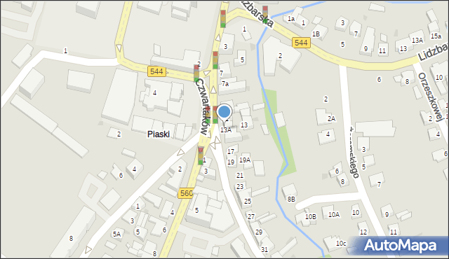 Brodnica, 18 Stycznia, 13A, mapa Brodnica