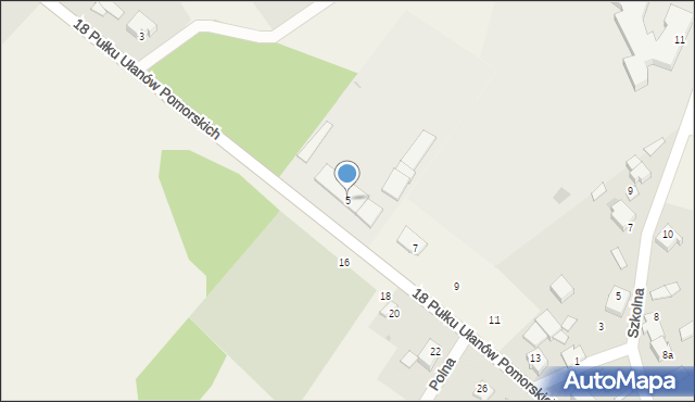 Nowa Cerkiew, 18 Pułku Ułanów Pomorskich, 5, mapa Nowa Cerkiew