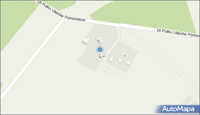 Nowa Cerkiew, 18 Pułku Ułanów Pomorskich, 6c, mapa Nowa Cerkiew
