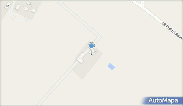 Nowa Cerkiew, 18 Pułku Ułanów Pomorskich, 8, mapa Nowa Cerkiew