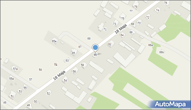Pniewo, 18 Maja, 60, mapa Pniewo