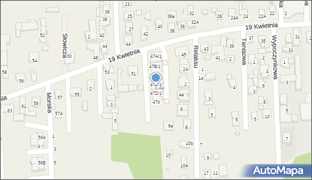 Rybie, 19 Kwietnia, 47C/2, mapa Rybie