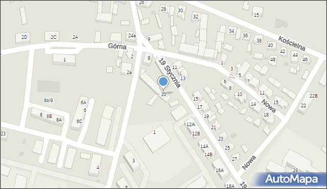 Szamocin, 19 Stycznia, 10, mapa Szamocin