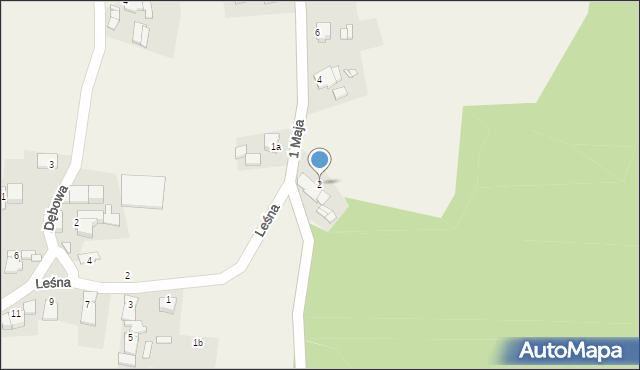 Balcarzowice, 1 Maja, 2, mapa Balcarzowice