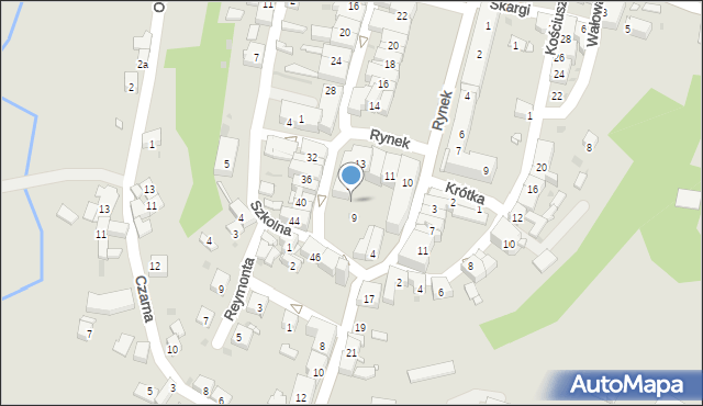 Biała, 1 Maja, 7, mapa Biała