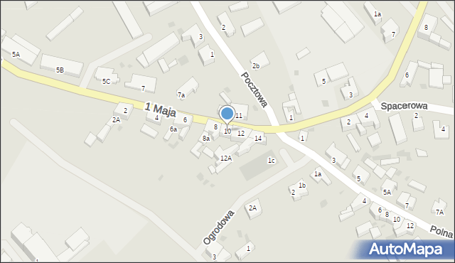 Bobolice, 1 Maja, 10, mapa Bobolice