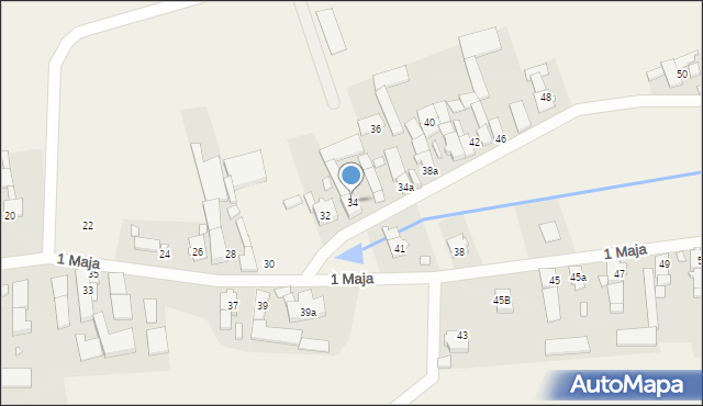 Boguszyce, 1 Maja, 34, mapa Boguszyce