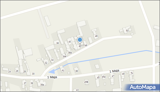 Boguszyce, 1 Maja, 42, mapa Boguszyce