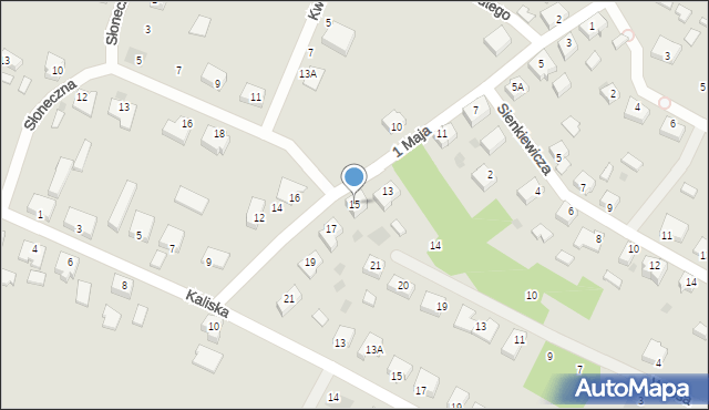 Cybinka, 1 Maja, 15, mapa Cybinka
