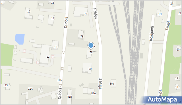 Czeremcha, 1 Maja, 79, mapa Czeremcha