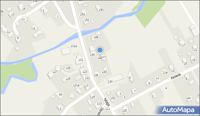 Godów, 1 Maja, 142, mapa Godów