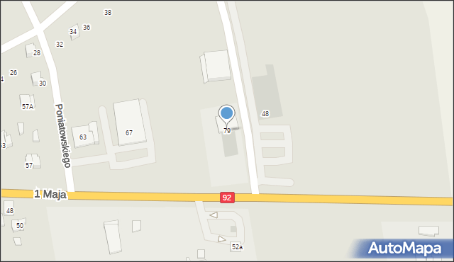Golina, 1 Maja, 79, mapa Golina