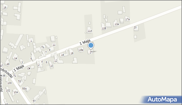 Góra Siewierska, 1 Maja, 18b, mapa Góra Siewierska