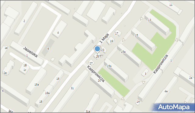 Iława, 1 Maja, 25, mapa Iława
