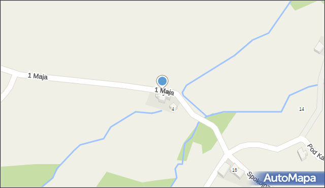 Jugów, 1 Maja, 3, mapa Jugów