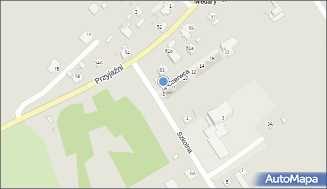 Kędzierzyn-Koźle, 1 Czerwca, 2, mapa Kędzierzyna-Koźle