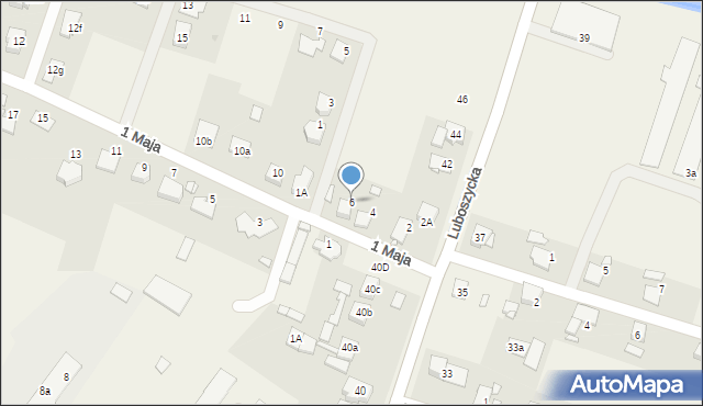 Kępa, 1 Maja, 6, mapa Kępa