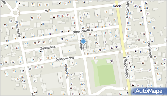 Kock, 1 Maja, 6, mapa Kock