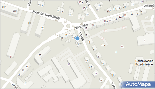 Kołobrzeg, 1 Maja, 48, mapa Kołobrzegu