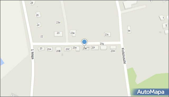 Kowalewo Pomorskie, 1 Maja, 20e, mapa Kowalewo Pomorskie