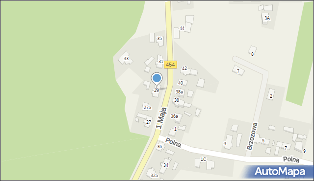 Kup, 1 Maja, 29, mapa Kup