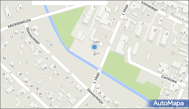 Kutno, 1 Maja, 10, mapa Kutno