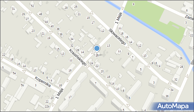 Kutno, 1 Maja, 15, mapa Kutno