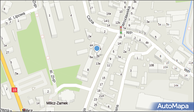 Milicz, 1 Maja, 6, mapa Milicz