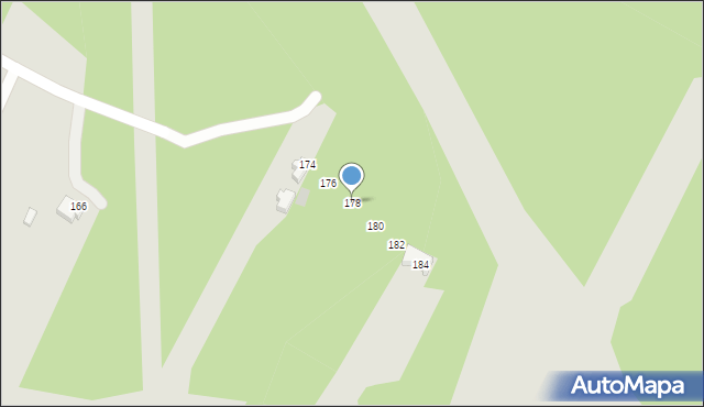 Myszków, 1 Maja, 178, mapa Myszków