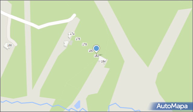 Myszków, 1 Maja, 182, mapa Myszków