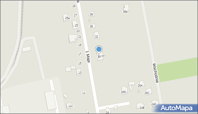 Nowe Miasto nad Pilicą, 1 Maja, 30, mapa Nowe Miasto nad Pilicą