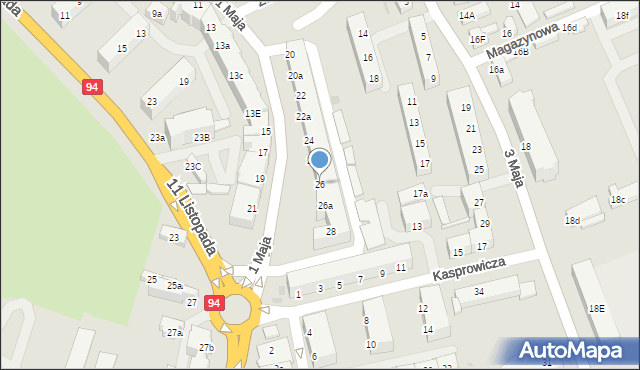 1 Maja 26 (ul), 55-200 Oława