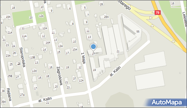 Piaseczno, 1 Maja, 17, mapa Piaseczno