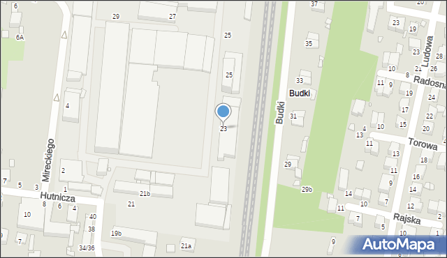 Piotrków Trybunalski, 1 Maja, 23, mapa Piotrków Trybunalski