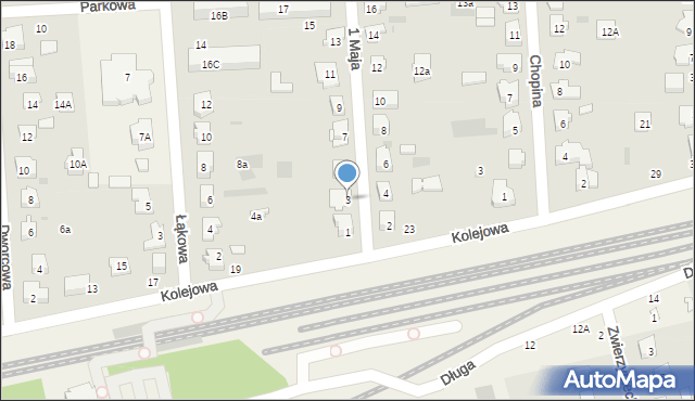 Płochocin, 1 Maja, 3, mapa Płochocin