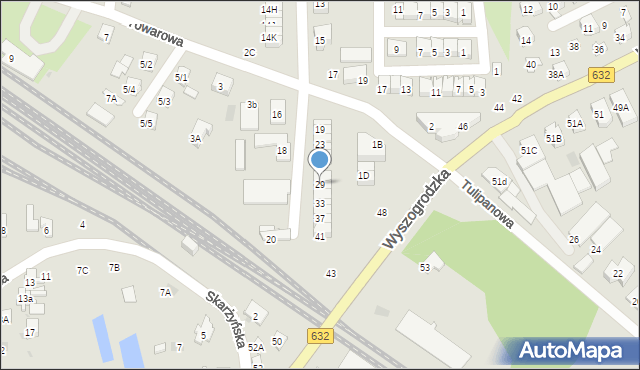 Płońsk, 1 Maja, 29, mapa Płońsk