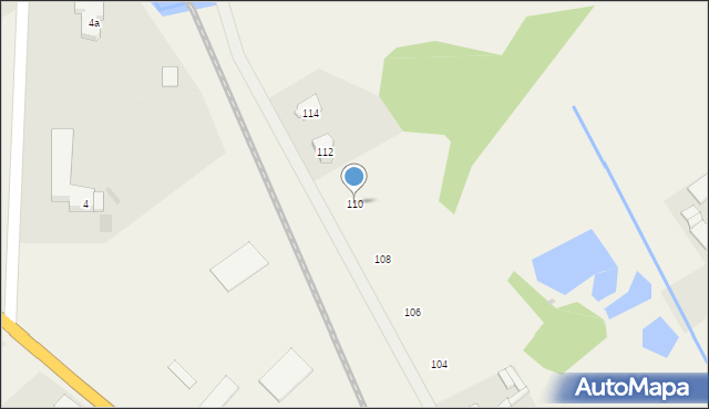Prostki, 1 Maja, 110, mapa Prostki