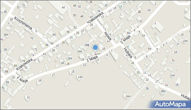 Radoszyce, 1 Maja, 20, mapa Radoszyce