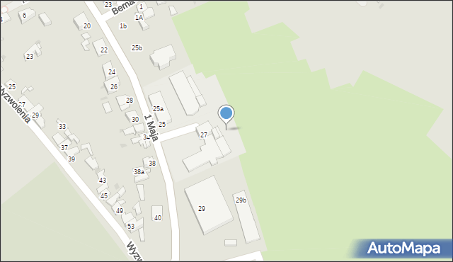 Radziejów, 1 Maja, 27c, mapa Radziejów