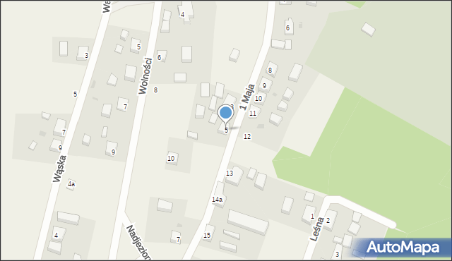 Rąpice, 1 Maja, 5, mapa Rąpice