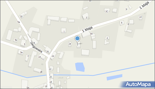 Rudna, 1 Maja, 2, mapa Rudna